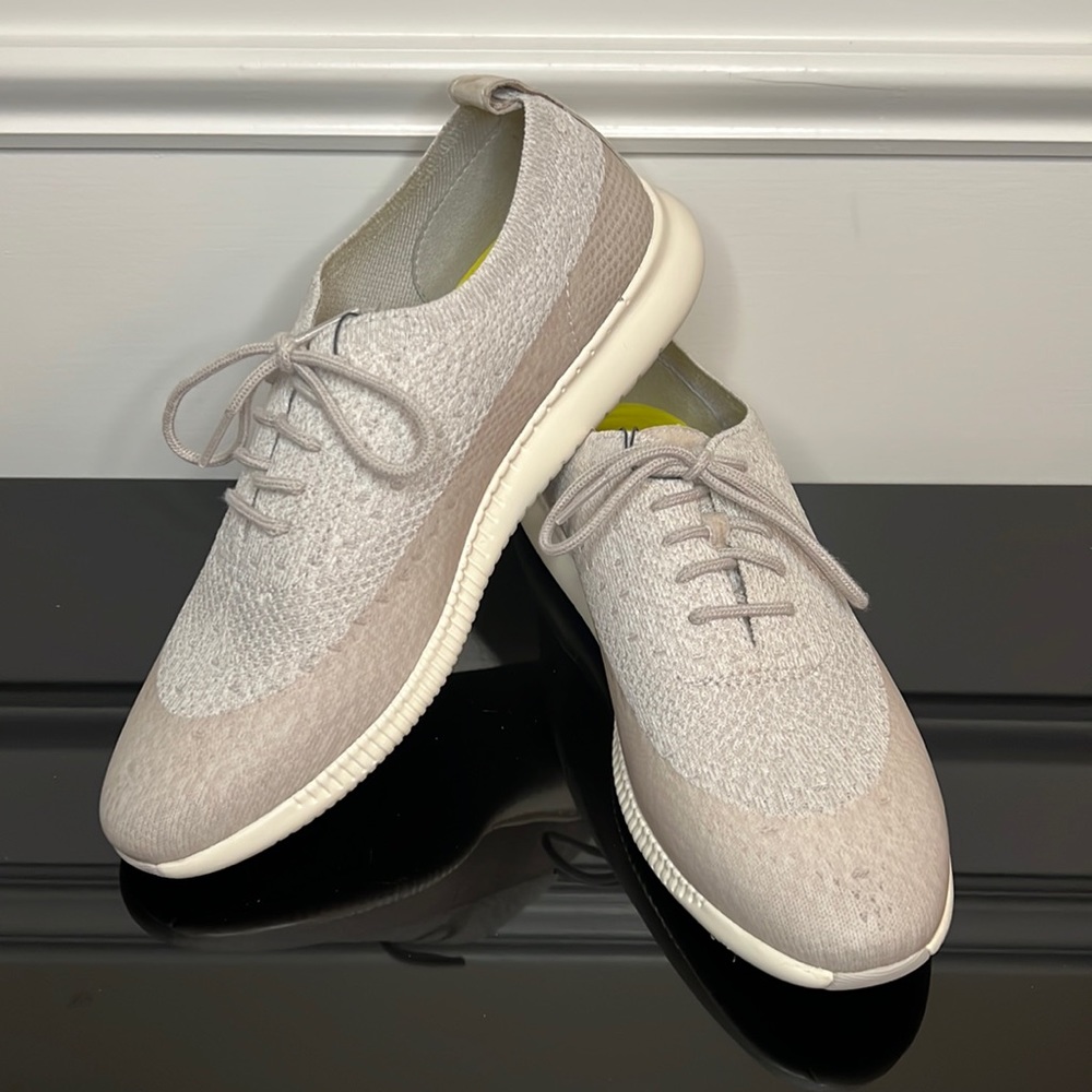 Cole Haan 2.Zerogrand Stitchlite Wingtip Oxford’s Grey NWOT